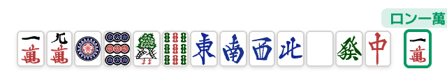 国士無双の牌姿 (麻雀の役)